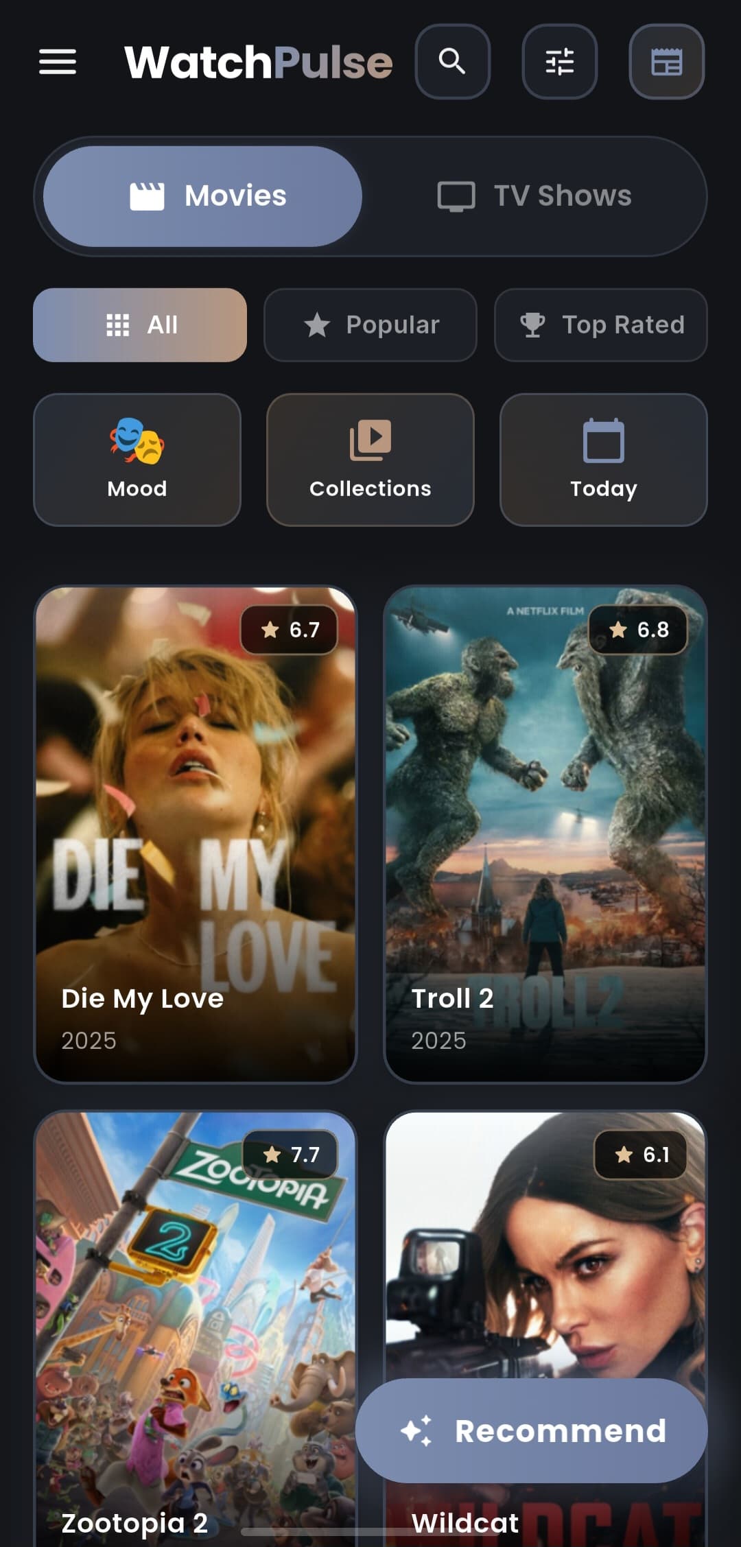 WatchPulse Screenshot 1